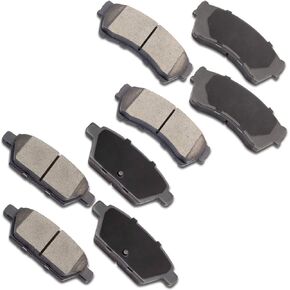 Ceramic Brakes Pads,OCPTY Quick Stop Front Rear Brake Pad fit for 2006-2012 for Ford Fusion,2007-2012 for Lincoln MKZ,2006 for Lincoln Zephyr,2006-2013 for Mazda 6,2006-2011 for Mercury Milan