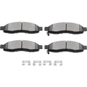 SCITOO Ceramic Brake Pads, 4pcs Front Brake Pads Brakes Kits fit for 2004-2006 for Infiniti QX56,2005-2006 for Nissan Armada,2004 for Nissan Pathfinder Armada,2004-2007 for Nissan Titan