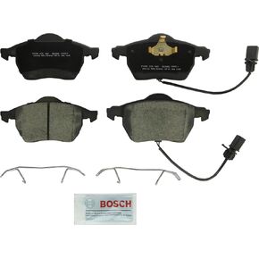 BOSCH BC840 QuietCast Premium Ceramic Disc Brake Pad Set - Compatible With Select Audi A4, A4 Quattro, A6, A6 Quattro; Saab 9-5; Volkswagen Passat; FRONT