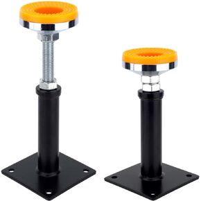 2 Pack Anti-Slip Shock Absorption,Adjustable Support Jack for The Floor,Garbage Disposer Shock Absorber Support,Mini Screw Jack Adjustable Multifunctional Support Height 7.5" to 10"