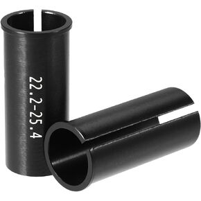 X AUTOHAUX 2 Pcs Bicycle Bike Seat Post Tube Adapter Seatpost Reducing Sleeve Adapter Aluminium Alloy Black