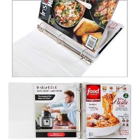 واقيات حاملات المجلات البلاستيكية للمجلدات ذات الثلاث حلقات | مجموعة من 10 in Kuwait