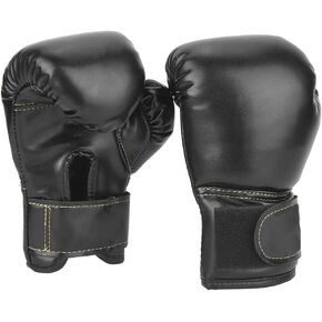 Boxing Gloves, PU Leather Taekwondo Gloves Professional Fighting Children Boxing Training Gloves Thickened Punching Sparring Training Mitts for Kids