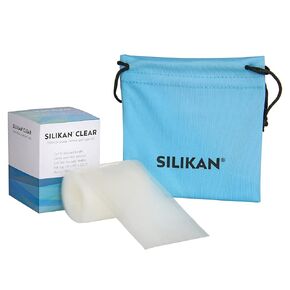 Clear Gel Silicone Scar Tape-See through Silicon Medical Grade StripsScar Repair Sheet Transparent Burn Breast Face Discover Acne Scars Solution Removal Must Haves-5 Foot Roll-No Messy Cream SILIKAN