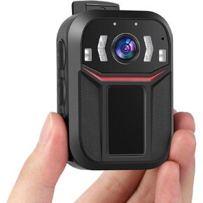 SPIKECAM Super Strong Clip Body Cameras with Audio Video Recording, Night Vision and File Protection, Wearable Body Mounted Video Camera for Security, Law Enforcement,Civilians 64GB in Kuwait