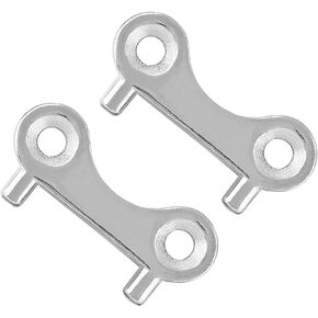 2pcs Boat Gas Cap Key，Deck Fill Plate Key 316 Stainless Steel Gas Water Fuel Tank Fill Filler Spare Key Replacement Plate Tool