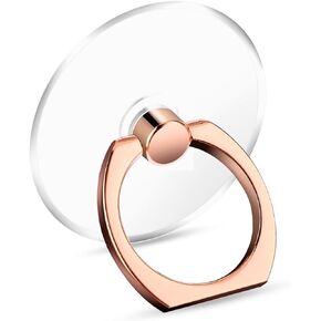 Transparent Phone Ring Holder Grip Cell Phone Ring Holder Finger Kickstand 360° Degree Rotation Clear Phone Ring Stand for Cell Phone Tablet Case Accessories (Colorful)