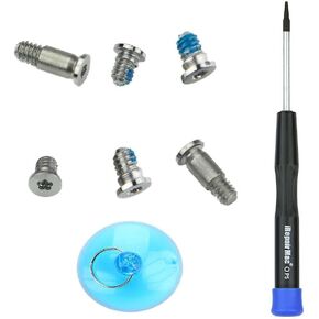 Gray Bottom Screws, Pentalobe Screwdriver and Suction Cup for MacBook Retina 13" A1706 (touch Bar) 2016-2018 (Gray)