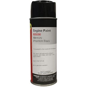 Moeller Engine Spray Paint, (12 Oz.) Mercury Phantom Black