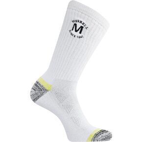 Merrell Men's and Women's Moab Hiking Mid Cushion Socks-1 Pair Pack-Coolmax Moisture Wicking & Arch Support