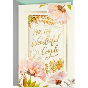 Hallmark Wedding Card (Removable Keepsake Wooden Heart Ornament)
