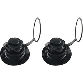 2pcs Spiral Air Nozzle Boston Valve Replacement Fit Air Valve for Most Canoes, Inflatable Boats, Rafts, Rubber Boats