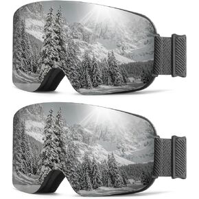 Ski Goggles for Men Women Snow Goggles Anti fog Snowboard Goggles with 100% UV Protection