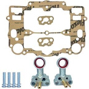 Carburetor reubild kit for Downleg Booster upgrade to New annular Booster compatible with Edelbrock 1406 1405 1409 1400 1403 1404 1805 Carburetors include quality Carburetor Gasket