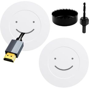 TV Cord Hider Kit - Comprehensive in-Wall Cable Management Solution for Wall-Mounted TVs