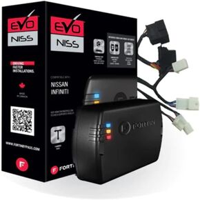 Fortin EVO-NIST1 Stand-Alone Add-On Remote Start Car Starter System For Infiniti Nissan Push-To-Start Vehicles