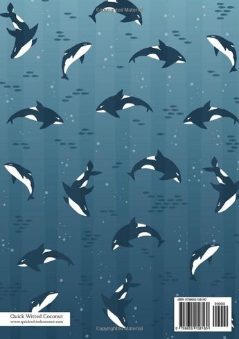 Orca Notebook - Lined Pages - A4 - Premium: (Ocean Blue Edition) Fun notebook 192 lined pages (A4 / 8.27x11.69 inches / 21x29.7cm) in Saudi Arabia