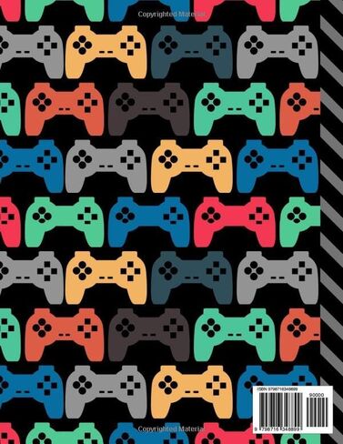 Composition Notebook: Colorful Gamer Game Controller Theme / Wide Ruled Notebook Paper for Kids / Large Writing Journal for Homework - Notes - Doodles ... / Back to School for Boys Girls Children in Saudi Arabia