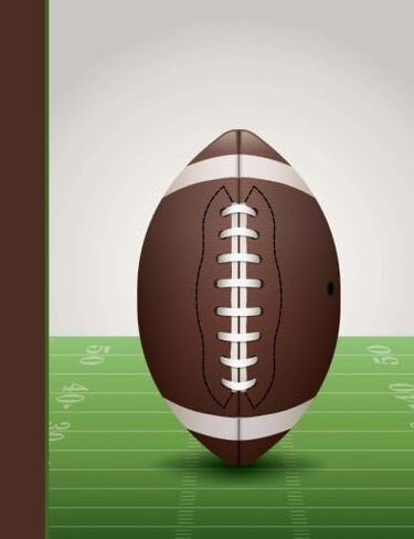 Composition Notebook: Football College Ruled Lined Pages Book (7.44 x 9.69) in Saudi Arabia