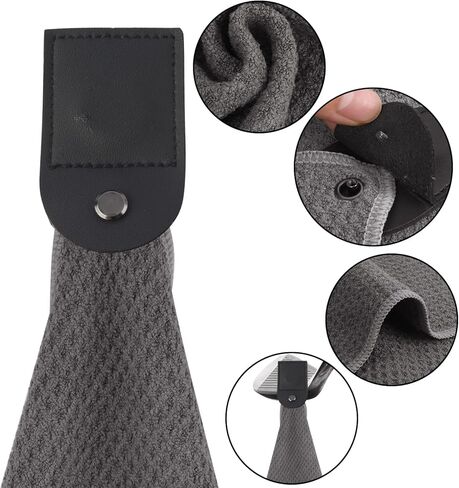 مناشف جولف مغناطيسية من SUNLAND، منشفة جولف وافل مع مغناطيس قوي صناعي لتثبيت قوي لعربات الجولف أو النوادي، منشفة تدريب الجولف المضحكة in Kuwait