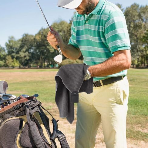 مناشف جولف مغناطيسية من SUNLAND، منشفة جولف وافل مع مغناطيس قوي صناعي لتثبيت قوي لعربات الجولف أو النوادي، منشفة تدريب الجولف المضحكة in Kuwait