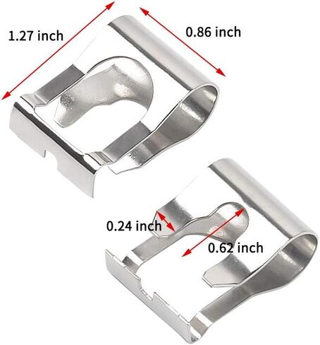 OTUAYAUTO 2Pcs Wiper Linkage Clips - Wiper Link Clamp - OEM# 49444 in Saudi Arabia