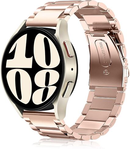 حزام Fintie متوافق مع ساعة Samsung Galaxy Watch 6/4 Classic 47mm 43mm / 42mm 46mm، Watch 6/5/4 40mm 44mm، Watch 5 Pro 45mm، 20mm سوار بديل من الفولاذ المقاوم للصدأ in Saudi Arabia