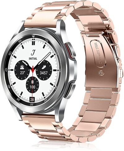 حزام Fintie متوافق مع ساعة Samsung Galaxy Watch 6/4 Classic 47mm 43mm / 42mm 46mm، Watch 6/5/4 40mm 44mm، Watch 5 Pro 45mm، 20mm سوار بديل من الفولاذ المقاوم للصدأ in Saudi Arabia