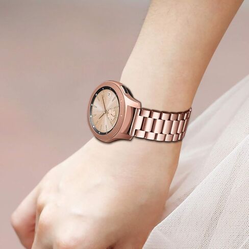 حزام Fintie متوافق مع ساعة Samsung Galaxy Watch 6/4 Classic 47mm 43mm / 42mm 46mm، Watch 6/5/4 40mm 44mm، Watch 5 Pro 45mm، 20mm سوار بديل من الفولاذ المقاوم للصدأ in Saudi Arabia