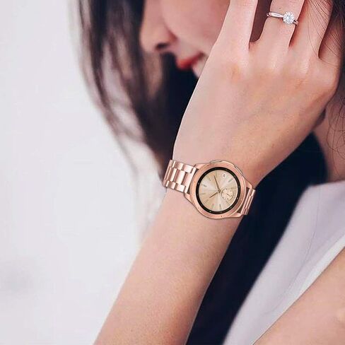 حزام Fintie متوافق مع ساعة Samsung Galaxy Watch 6/4 Classic 47mm 43mm / 42mm 46mm، Watch 6/5/4 40mm 44mm، Watch 5 Pro 45mm، 20mm سوار بديل من الفولاذ المقاوم للصدأ in Saudi Arabia