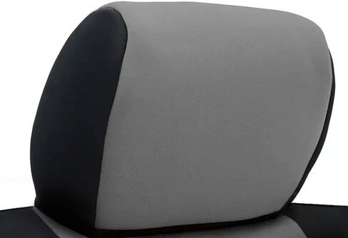 CarsCover Custom Fit 2015-2018 Ford F150 F250 F350 Pickup Truck Neoprene Car Front Seat Covers Gray & Black Sides Driver & Passenger Cover in Kuwait