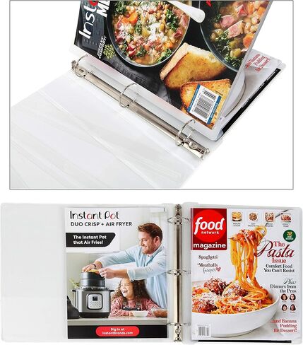 واقيات حاملات المجلات البلاستيكية للمجلدات ذات الثلاث حلقات | مجموعة من 10 in Kuwait