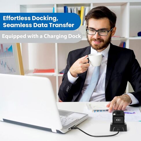 SPIKECAM Super Strong Clip Body Cameras with Audio Video Recording, Night Vision and File Protection, Wearable Body Mounted Video Camera for Security, Law Enforcement,Civilians 64GB in Kuwait