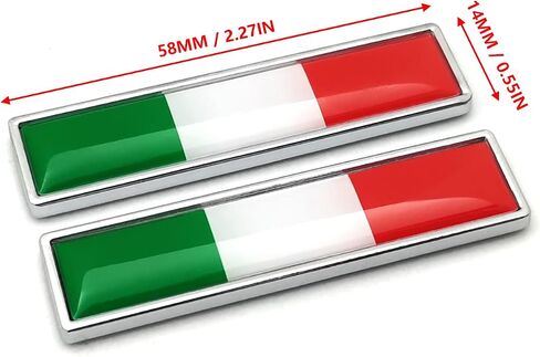 PTDecals 2 PCS Mini DE Germany German Flag Emblem Sticker Decals for Vehicle Auto Car Front Fenders Bumper Side Window Trunk Boot Tailgate(58x14mm) in Saudi Arabia