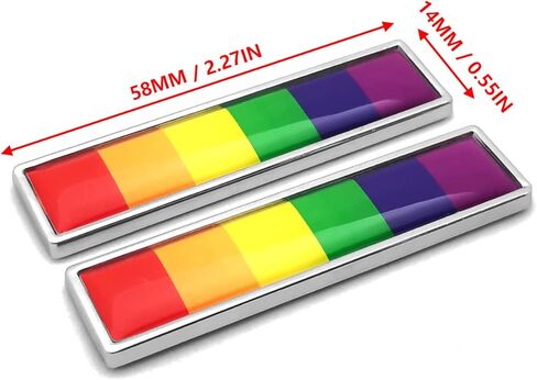 قطعتان من الملصقات الصغيرة لشعار العلم الإيطالي الإيطالي للسيارات والسيارات الأمامية والمصدات الجانبية والنافذة الجانبية وصندوق السيارة والباب الخلفي (58 × 14 مم) in Kuwait