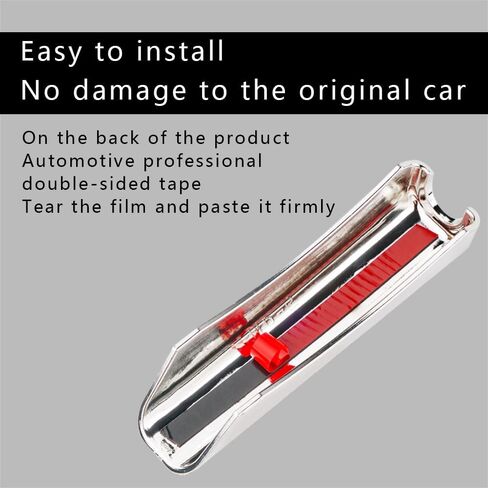 غطاء فرامل اليد للسيارة، غطاء فرامل الانتظار، غطاء فرامل اليد ABS، غطاء مزخرف لفرامل اليد، ملحقات داخلية للسيارات متوافقة مع معظم المركبات (ألياف الكربون الأسود) in Kuwait