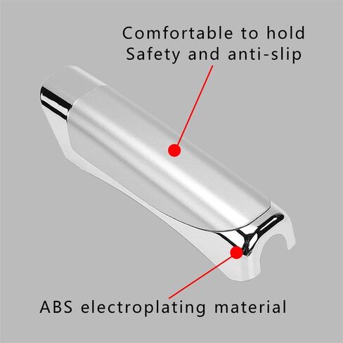 غطاء فرامل اليد للسيارة، غطاء فرامل الانتظار، غطاء فرامل اليد ABS، غطاء مزخرف لفرامل اليد، ملحقات داخلية للسيارات متوافقة مع معظم المركبات (ألياف الكربون الأسود) in Kuwait