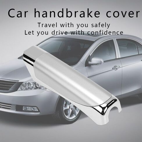 غطاء فرامل اليد للسيارة، غطاء فرامل الانتظار، غطاء فرامل اليد ABS، غطاء مزخرف لفرامل اليد، ملحقات داخلية للسيارات متوافقة مع معظم المركبات (ألياف الكربون الأسود) in Kuwait