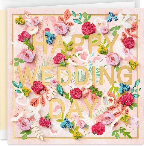 Hallmark Signature Wedding Card (Happy Wedding Day) in Saudi Arabia