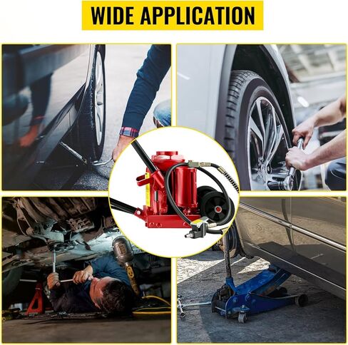 مقبس زجاجة بيست أوتو 50 طن، رافعة أرضية هيدروليكية للسيارة 110000 رطل مع مضخة يدوية هوائية ويدوية، رافعة هوائية رافعة إصلاح شاحنات السيارات الثقيلة in Kuwait