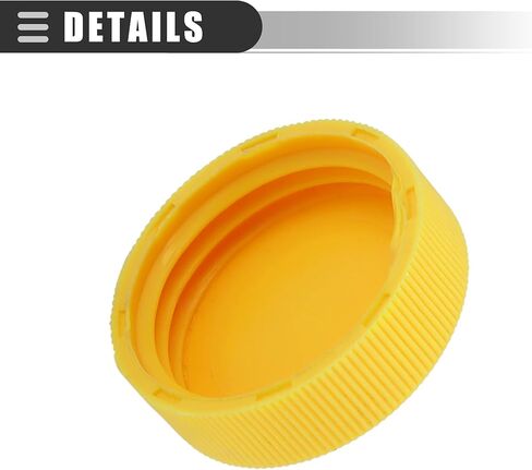 غطاء خزان خزان سائل التبريد من موتفورتي، لسيارة نيسان 350Z 2003-2008، بلاستيك، أصفر in Kuwait