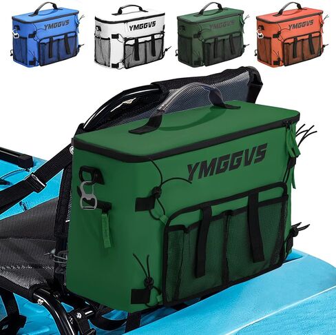 Kayak Cooler,Waterproof Seat Back Cooler for Kayaks,Kayak Accessories Cooler Bag,High Capacity ice Cooler for Kayaking, Fishing,Camping, Beach,with Bottle Opener,Keep Cold All Day in Saudi Arabia