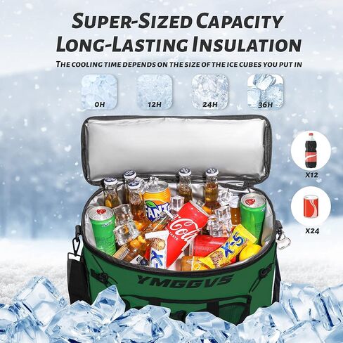 Kayak Cooler,Waterproof Seat Back Cooler for Kayaks,Kayak Accessories Cooler Bag,High Capacity ice Cooler for Kayaking, Fishing,Camping, Beach,with Bottle Opener,Keep Cold All Day in Saudi Arabia