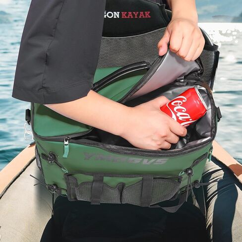 Kayak Cooler,Waterproof Seat Back Cooler for Kayaks,Kayak Accessories Cooler Bag,High Capacity ice Cooler for Kayaking, Fishing,Camping, Beach,with Bottle Opener,Keep Cold All Day in Saudi Arabia