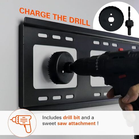 TV Cord Hider Kit - Comprehensive in-Wall Cable Management Solution for Wall-Mounted TVs in Saudi Arabia