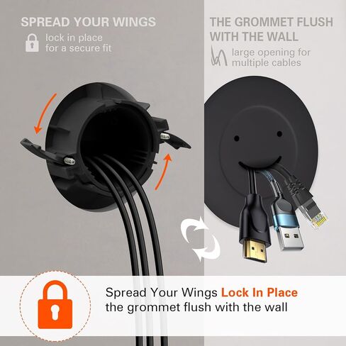 TV Cord Hider Kit - Comprehensive in-Wall Cable Management Solution for Wall-Mounted TVs in Saudi Arabia