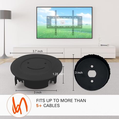 TV Cord Hider Kit - Comprehensive in-Wall Cable Management Solution for Wall-Mounted TVs in Saudi Arabia
