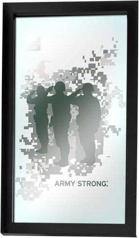 مرآة بشعار جيش الولايات المتحدة "Silhouette IV" مؤطرة in Saudi Arabia