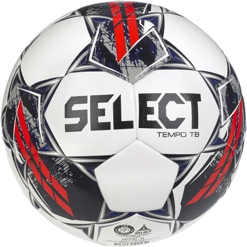 Select Tempo TB FIFA Basic V23 Ball Tempo TB WHT-BLK، للجنسين، كرة قدم، أبيض/أسود/كحلي/أحمر، 4 in Saudi Arabia