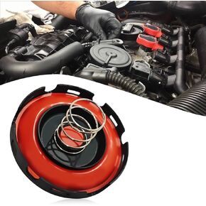 1 PC Car PCV Valve Diaphragm Set with Spring, PCV Valve Replacement 917-064 06H103495E 07K103469F 07K103469G 07K103, Compatible with Jetta Passat Beetle Audi A3 Golf Jetta 2.5L/2.0L (Black)
